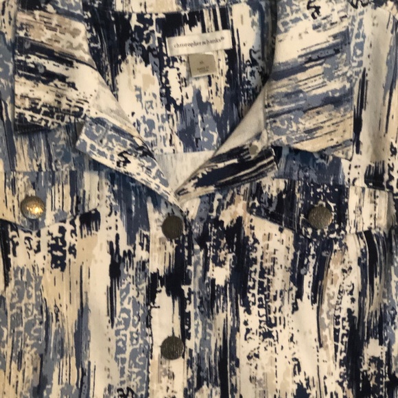 Christopher & Banks multi blue Jean jacket - Picture 5 of 5